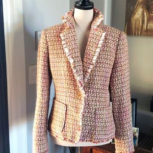 Anne Klein Multicolor Tweed Blazer